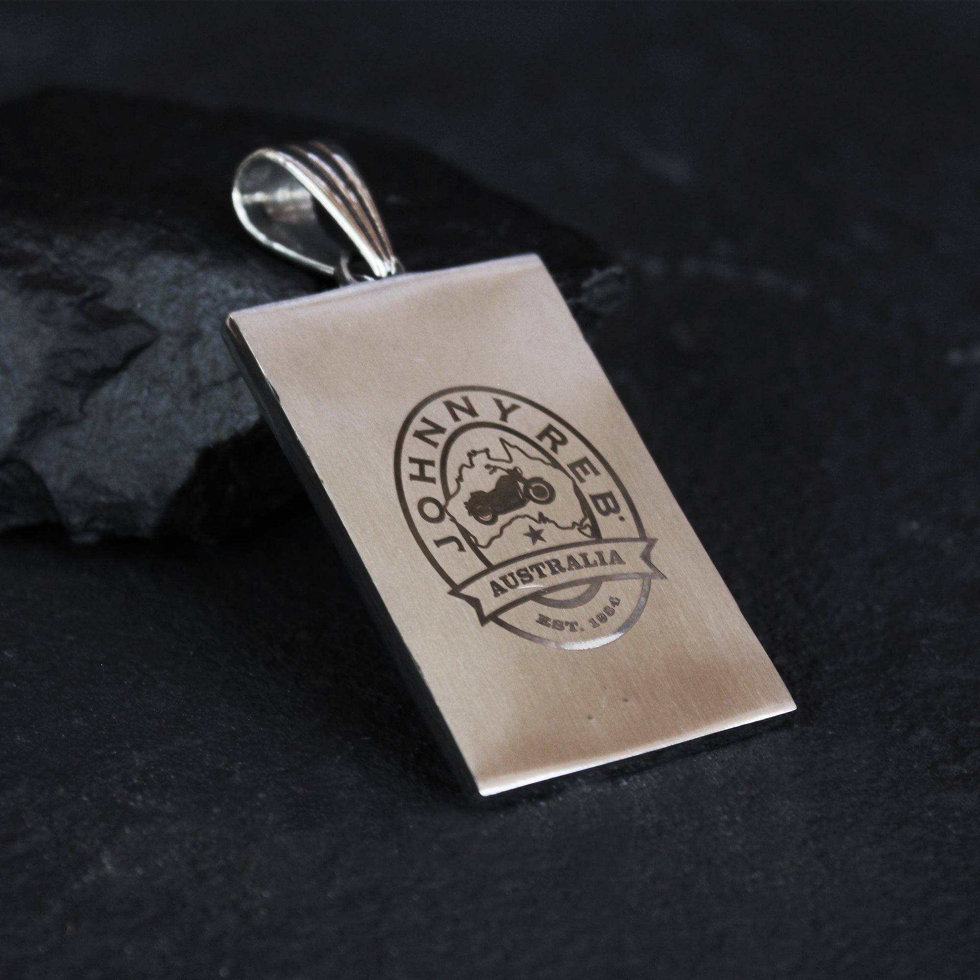 Aussie Flag Pendant - Silver