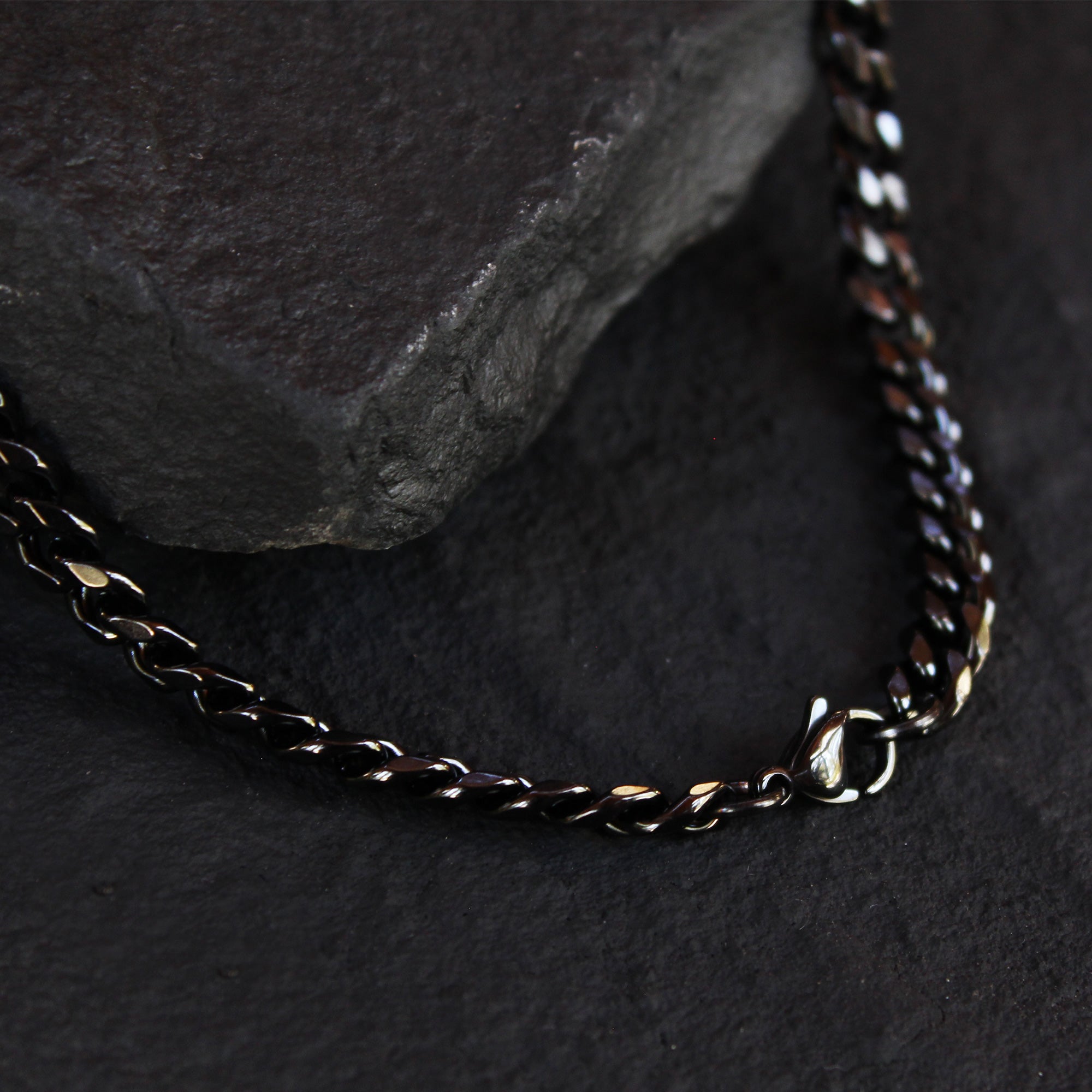 Chain Necklace - Black 60cm