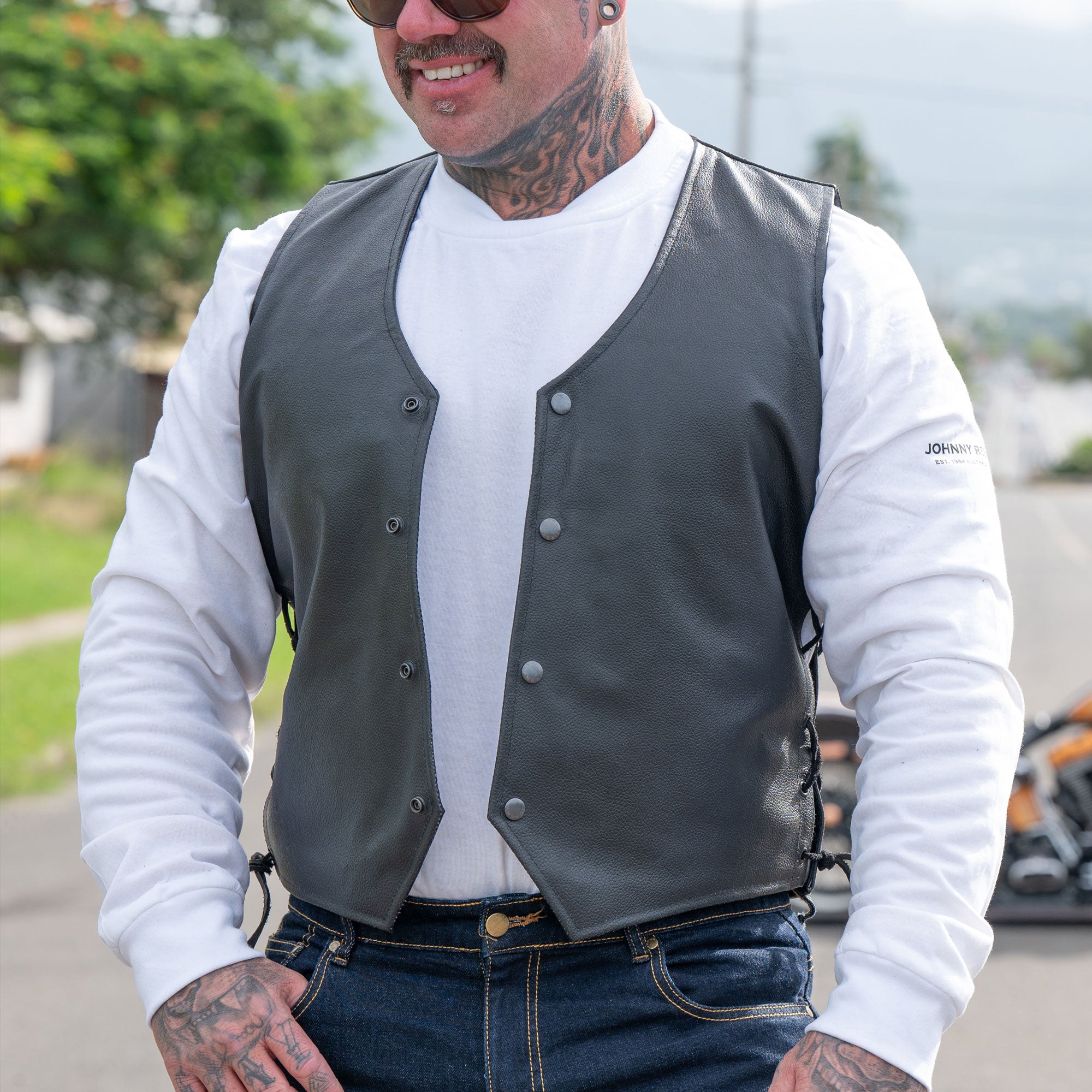 Men's Plenty Leather Vest