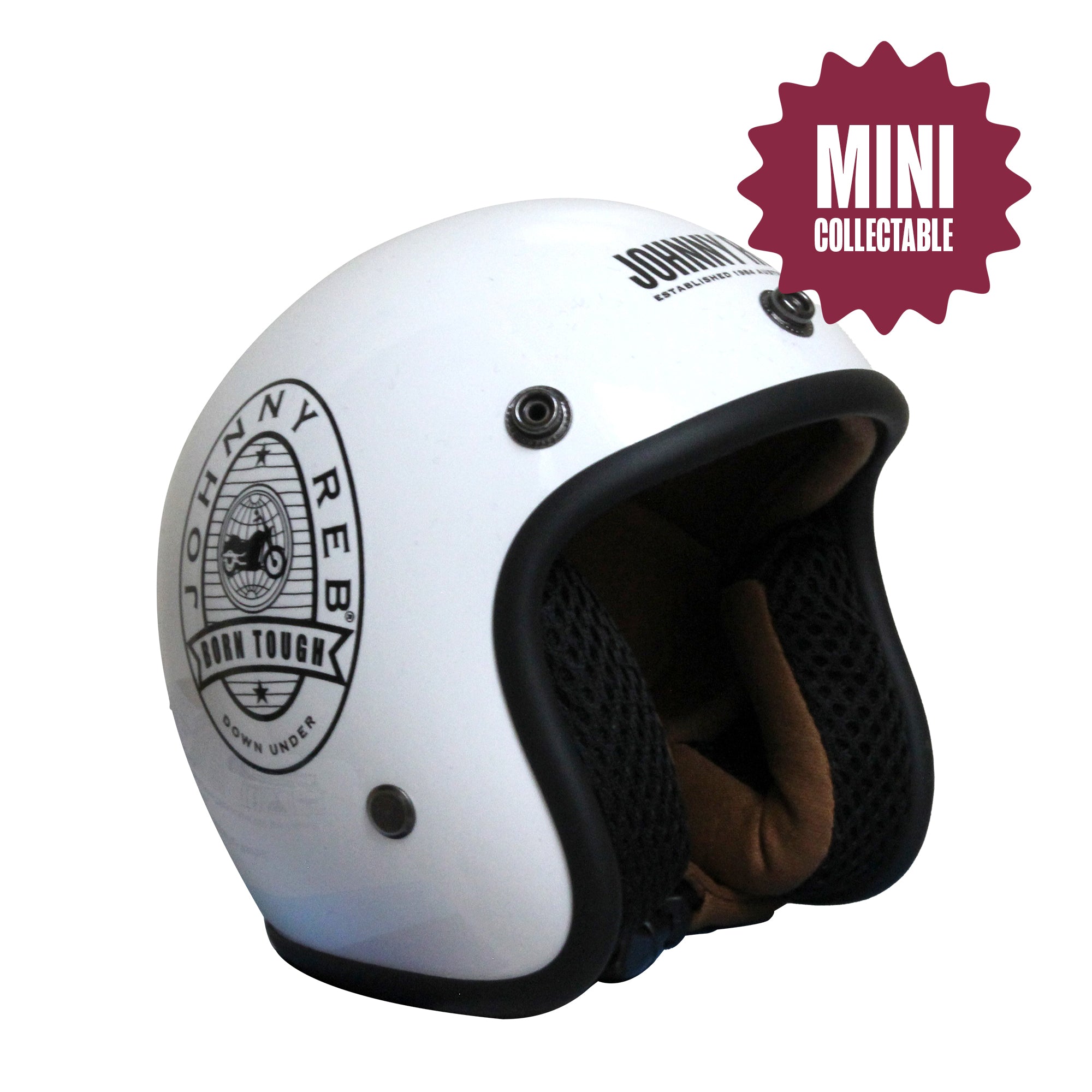 ‍Mini Helmet Collectable - White Logo (100% off)