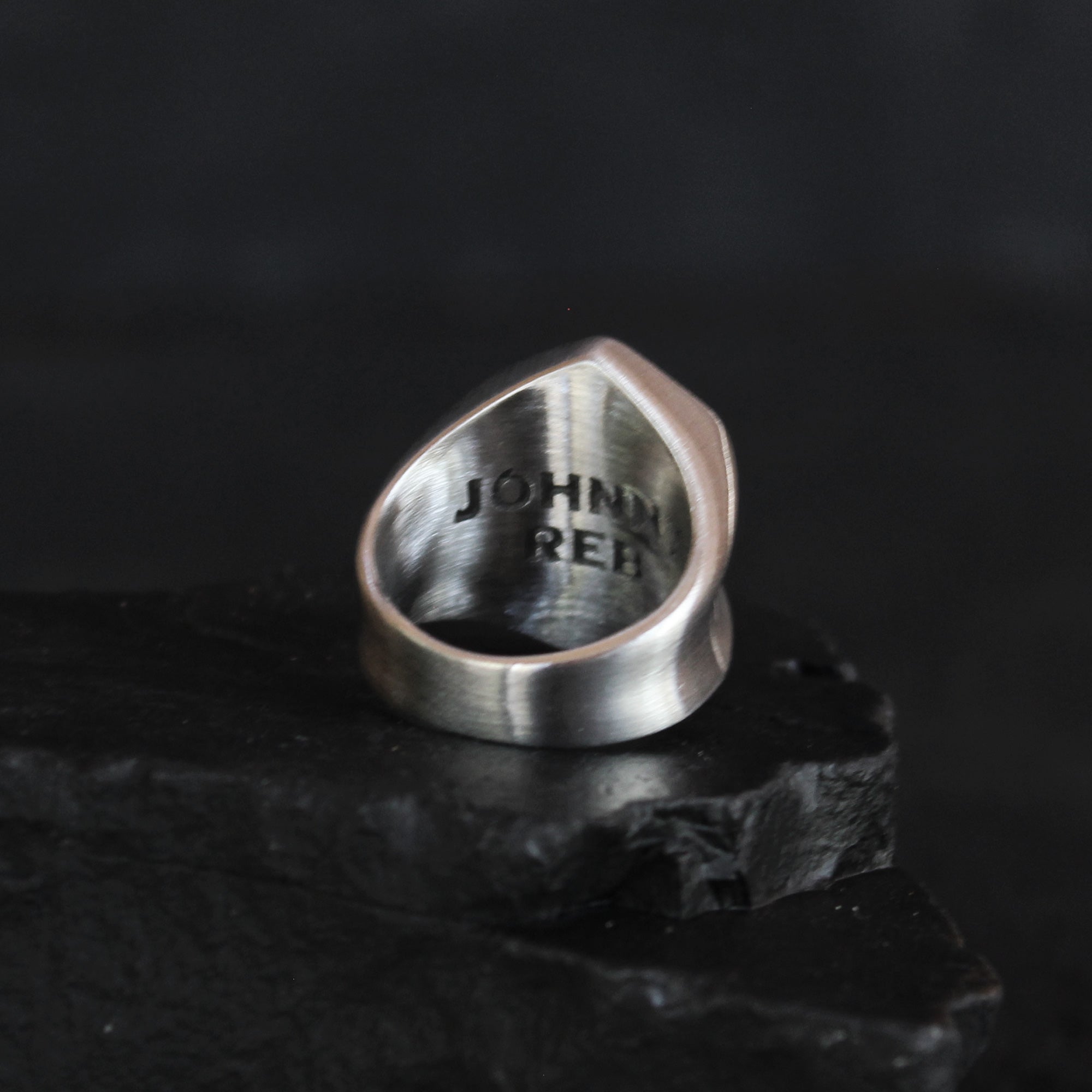 Skull Shield Ring - Silver