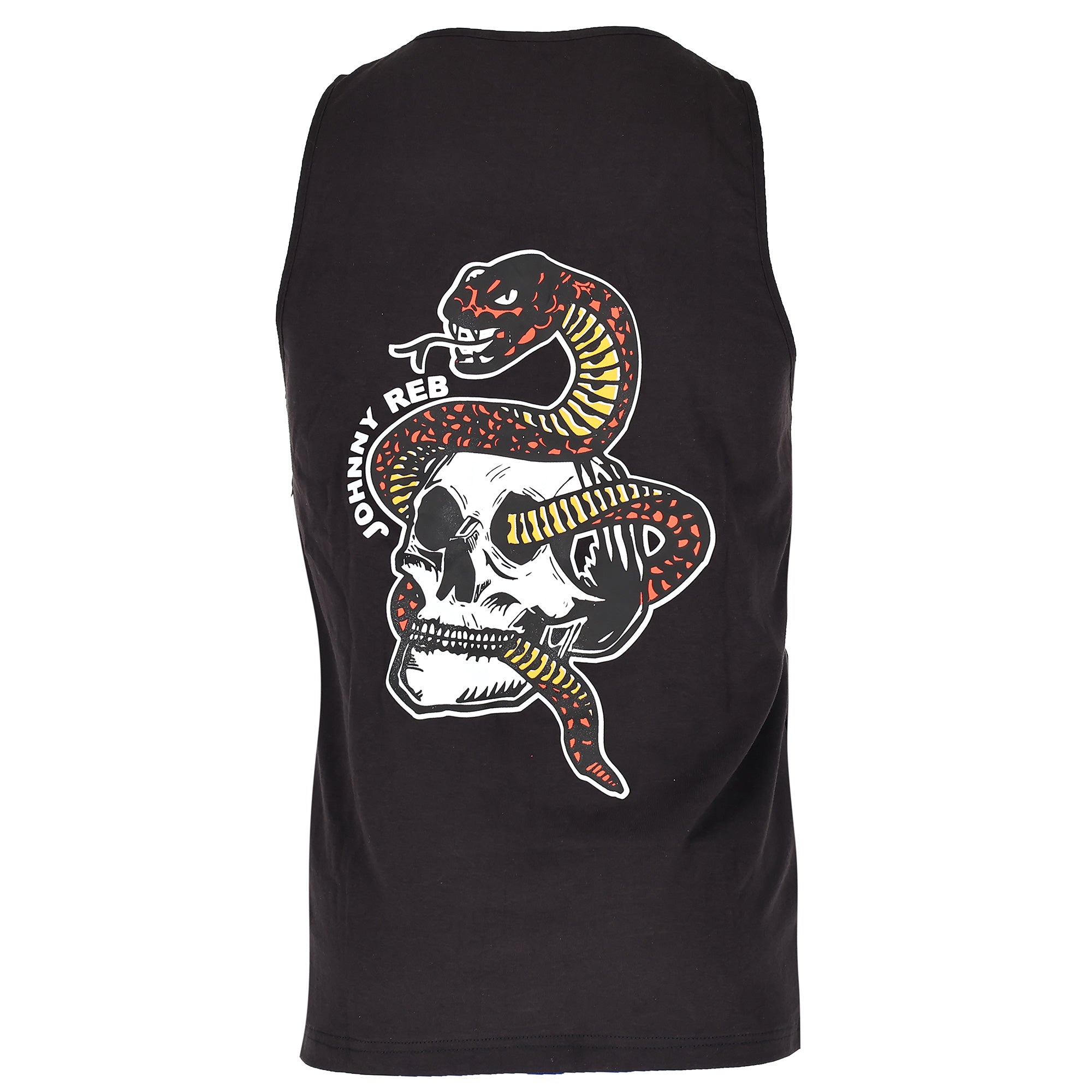 Snake & Skull Tank - Red