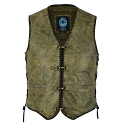 Men's Sturt Cracker Leather Vest
